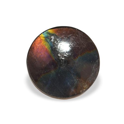 Spettrolite Multicolore naturale da 1.01 ct, Rotondo, Opaco