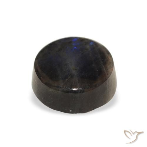 Spettrolite Multicolore naturale da 1.43 ct, Rotondo, Opaco