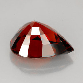 Granato spessartite naturale arancione da 8,83 ct, taglio a pera, VVS-VS