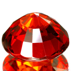 Granato spessartite naturale arancione da 8,88 ct, taglio rotondo, VVS-VS