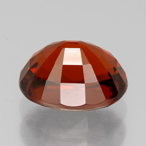 Granato spessartite naturale rosso da 5,72 ct, taglio ovale, VVS-VS