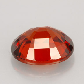 Granato spessartite naturale arancione da 4,57 ct, taglio ovale, VVS