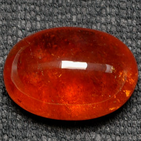 Granato spessartite naturale arancione da 19,29 ct, trasparente, trasparente/traslucido