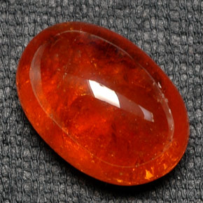 Granato spessartite naturale arancione da 19,29 ct, trasparente, trasparente/traslucido