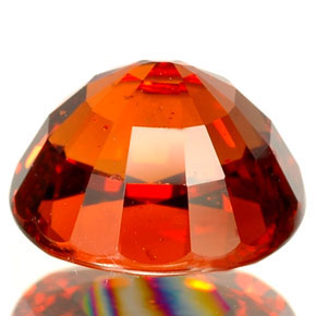 Granato spessartite Arancione rossastra naturale da 2.94 ct, Taglio ovale, VS-SI