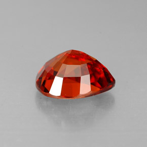 Granato spessartite naturale arancione da 1,91 ct, taglio a pera, VS