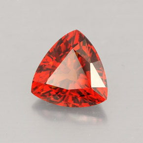 Granato spessartite naturale arancione da 1,85 ct, trillion, VVS-VS