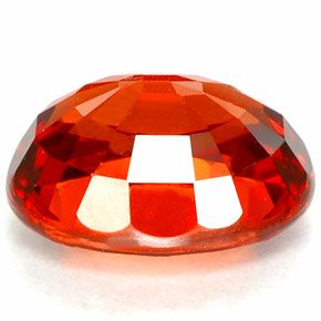 Granato spessartite Arancione naturale da 3.01 ct, Taglio ovale, VVS