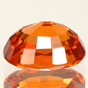 Granato spessartite naturale arancione da 1,74 ct, taglio ovale, VVS-VS