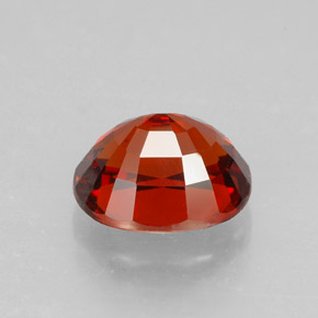 Granato spessartite naturale rosso da 2,13 ct, taglio ovale, IF