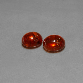 Granato spessartite naturale rosso da  ct, trasparente, trasparente/traslucido