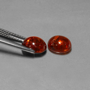 Granato spessartite naturale rosso da  ct, trasparente, trasparente/traslucido
