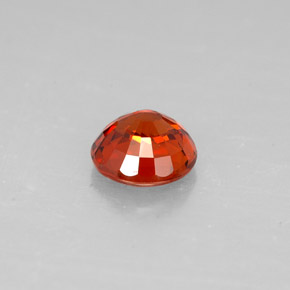 Granato spessartite Mandarino naturale da 0.91 ct, Taglio rotondo, VS