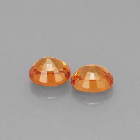 Granato spessartite naturale arancione da  ct, taglio ovale, VS