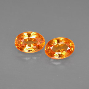 Granato spessartite naturale arancione da  ct, taglio ovale, VS-SI