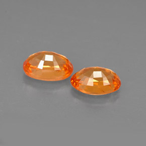 Granato spessartite naturale arancione da  ct, taglio ovale, VS-SI