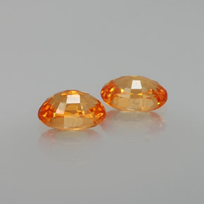 Granato spessartite naturale arancione da  ct, taglio ovale, VS