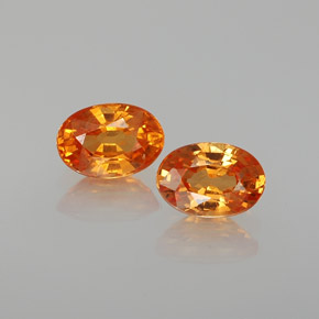 Granato spessartite naturale arancione da  ct, taglio ovale, VS