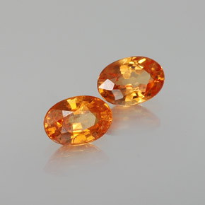 Granato spessartite naturale arancione da  ct, taglio ovale, VS