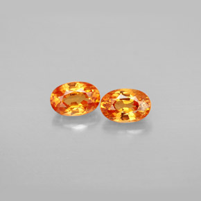 Granato spessartite naturale arancione da  ct, taglio ovale, VS