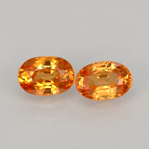 Granato spessartite naturale arancione da  ct, taglio ovale, VS-SI