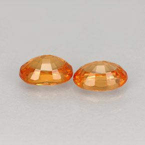 Granato spessartite naturale arancione da  ct, taglio ovale, VS-SI