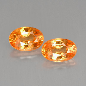 Granato spessartite naturale arancione da  ct, taglio ovale, VS