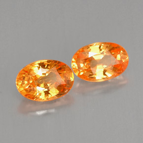 Granato spessartite naturale arancione da  ct, taglio ovale, VS