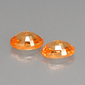 Granato spessartite naturale arancione da  ct, taglio ovale, VS