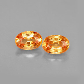 Granato spessartite naturale arancione da  ct, taglio ovale, VS-SI