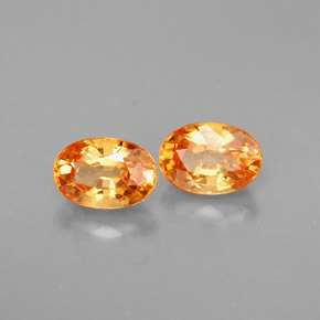 Granato spessartite naturale arancione da  ct, taglio ovale, VS-SI