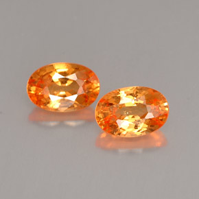 Granato spessartite naturale arancione da  ct, taglio ovale, VS-SI