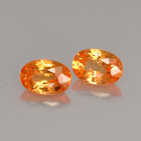 Granato spessartite naturale arancione da  ct, taglio ovale, VS-SI