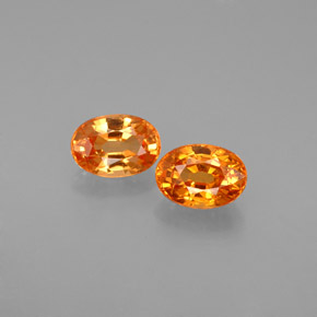 Granato spessartite naturale arancione da  ct, taglio ovale, VS