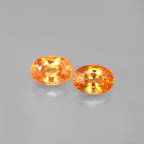 Granato spessartite naturale arancione da  ct, taglio ovale, VS-SI