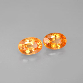 Granato spessartite naturale arancione da  ct, taglio ovale, VS-SI