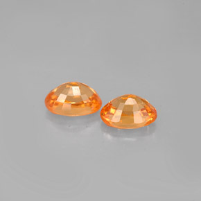 Granato spessartite naturale arancione da  ct, taglio ovale, VS-SI