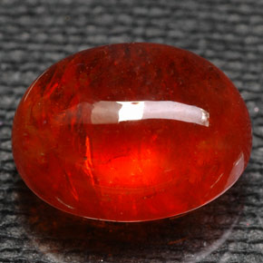 Granato spessartite Mandarino naturale da 7.62 ct, Trasparente, Trasparente/Traslucido
