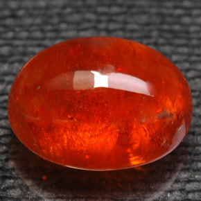 Granato spessartite naturale arancione da 6,07 ct, trasparente, trasparente/traslucido