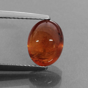 Granato spessartite Mandarino naturale da 4.73 ct, Trasparente, Trasparente/Traslucido