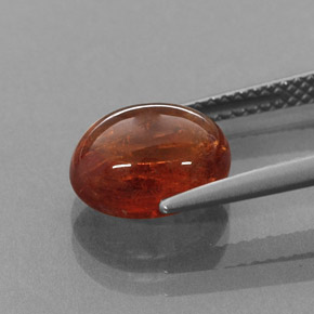 Granato spessartite Mandarino naturale da 4.73 ct, Trasparente, Trasparente/Traslucido