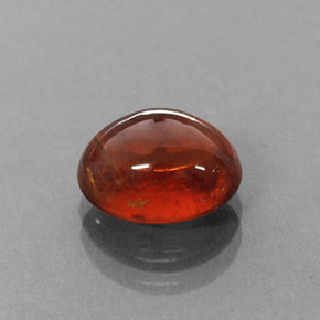 Granato spessartite naturale arancione da 4,35 ct, trasparente, trasparente/traslucido