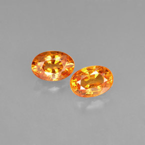 Granato spessartite naturale arancione da  ct, taglio ovale, VS-SI