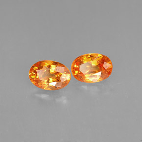 Granato spessartite naturale arancione da  ct, taglio ovale, VS-SI