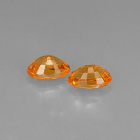Granato spessartite naturale arancione da  ct, taglio ovale, VS-SI