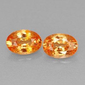 Granato spessartite naturale arancione da  ct, taglio ovale, VS