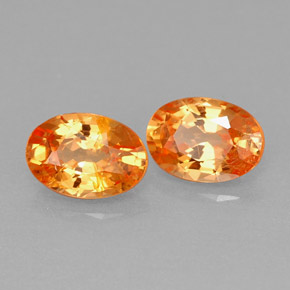Granato spessartite naturale arancione da  ct, taglio ovale, VS