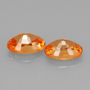 Granato spessartite naturale arancione da  ct, taglio ovale, VS