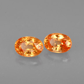 Granato spessartite naturale arancione da  ct, taglio ovale, VS-SI