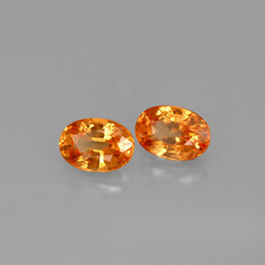 Granato spessartite naturale arancione da  ct, taglio ovale, VS-SI